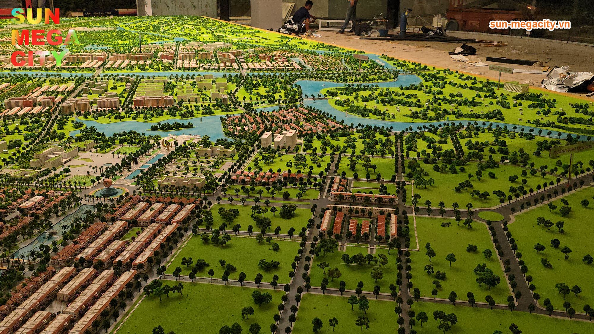 Khu vực bệnh viện tọa lạc tại đại đô thị hợp phần Sun Urban City