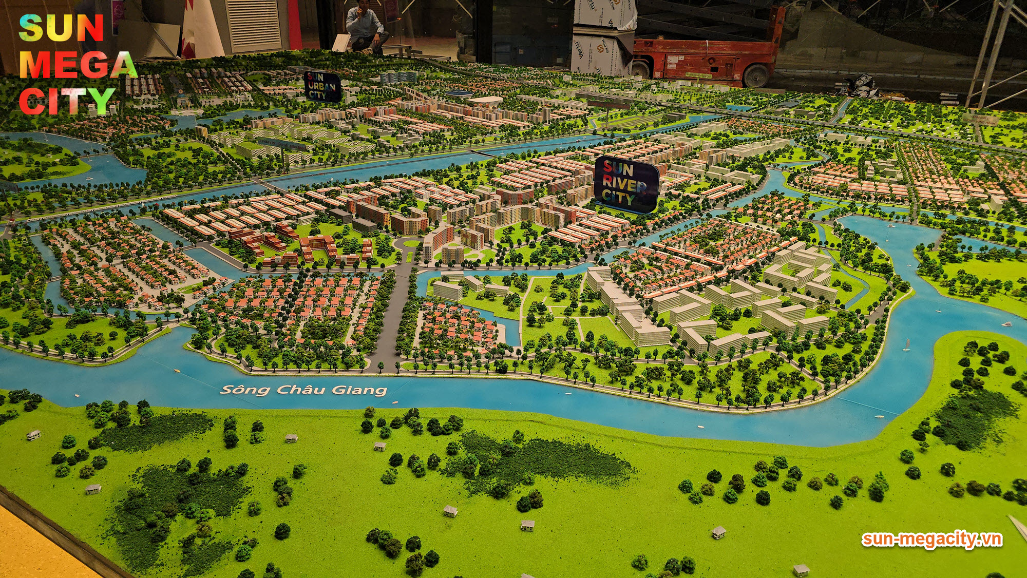 Sun River City nhìn sang Đô Thị Sun Urban City