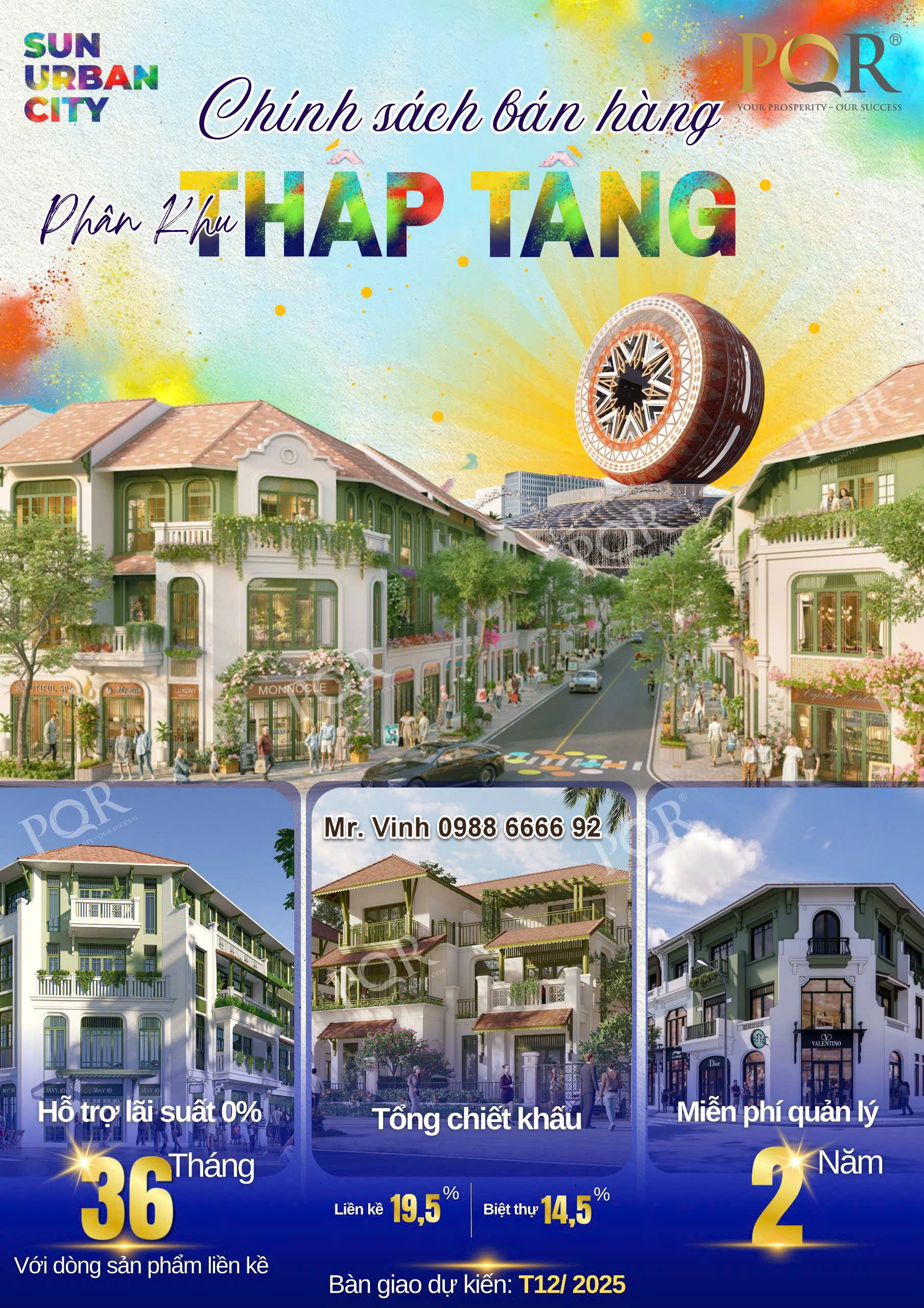 Tóm tắt chính sách bán hàng thấp tầng Sun Urban City T5/2025