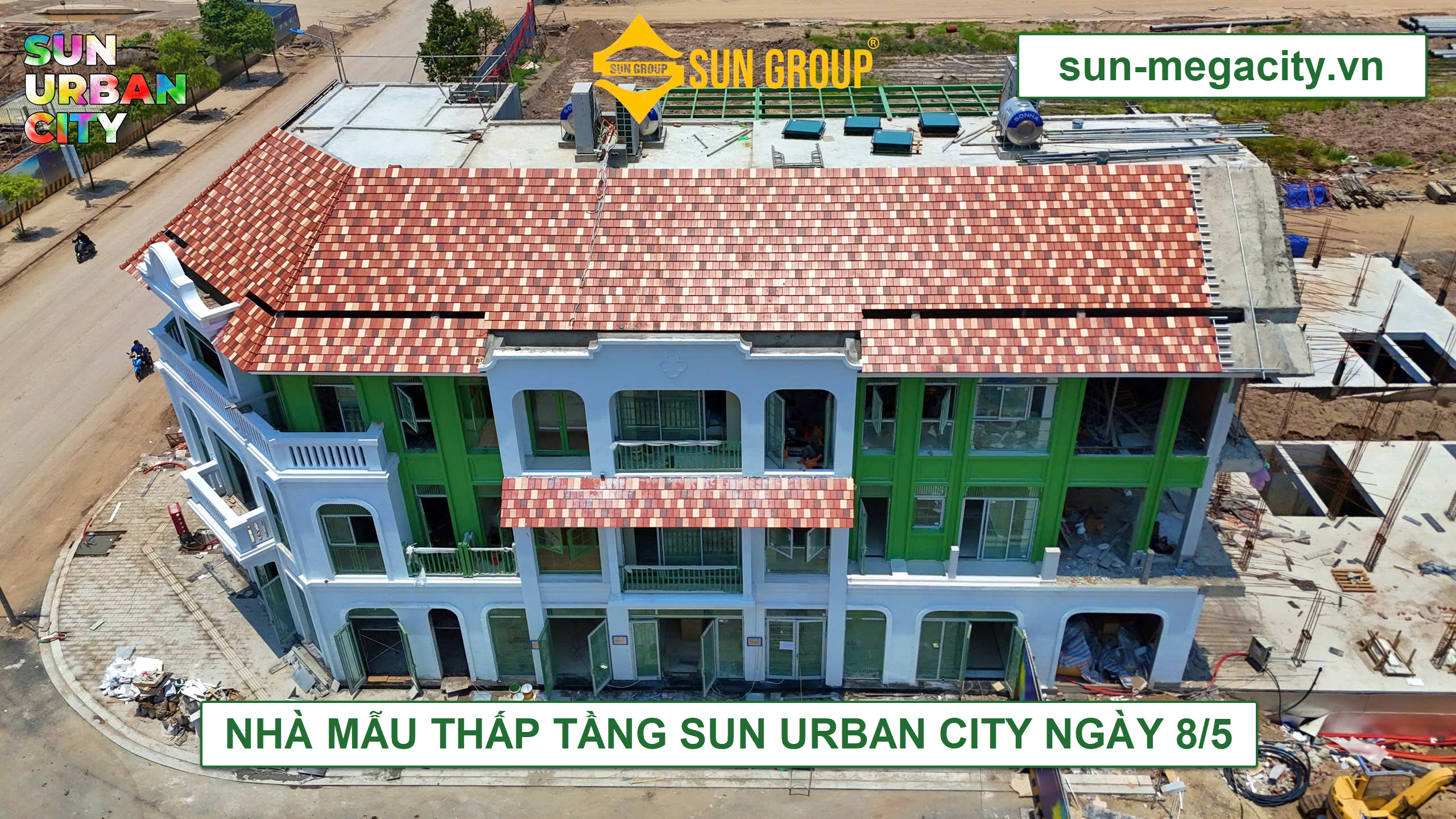 Hình ảnh nhà mẫu liền kề Sun Urban City
