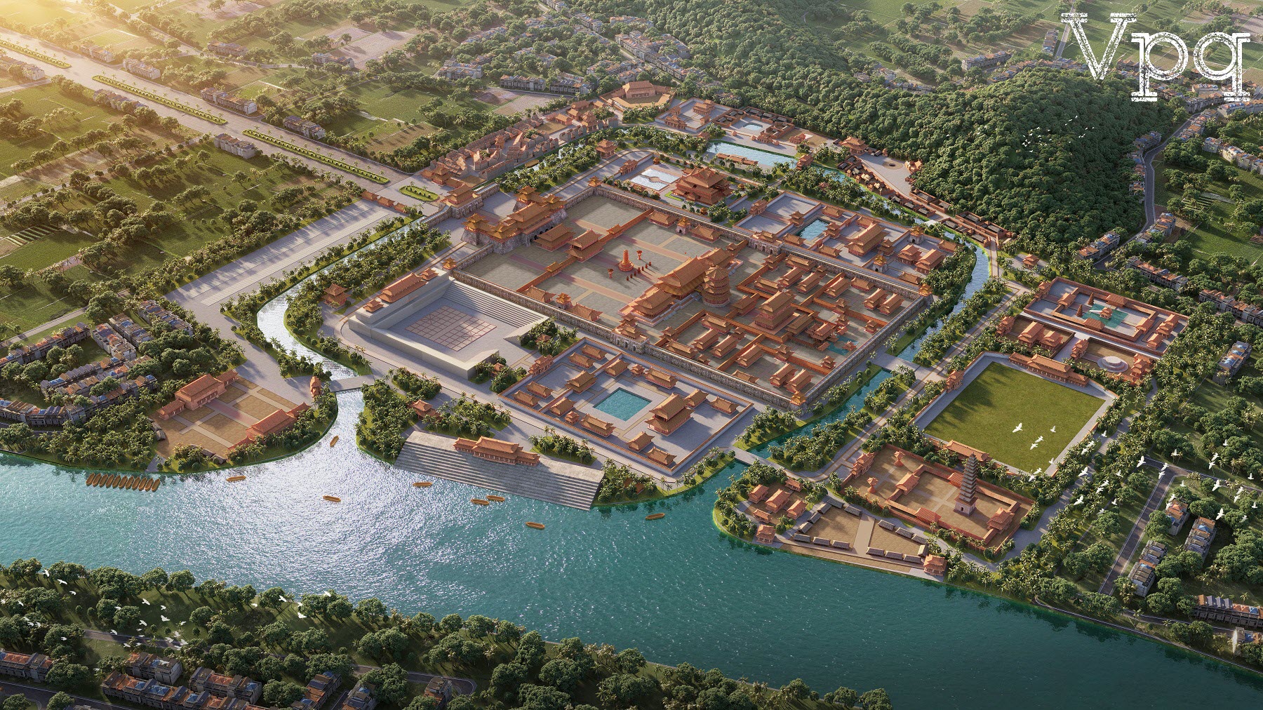 Âm hưởng Phật Giáo thời Lý - Trần tại Sun Mega City