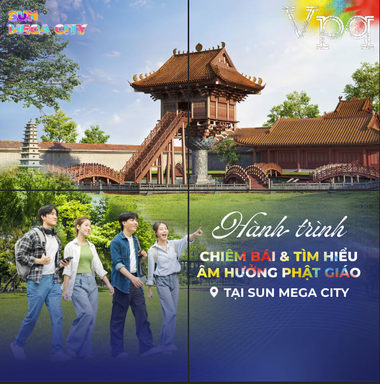 Phối cảnh chùa Diên Hựu tại Sun Mega City