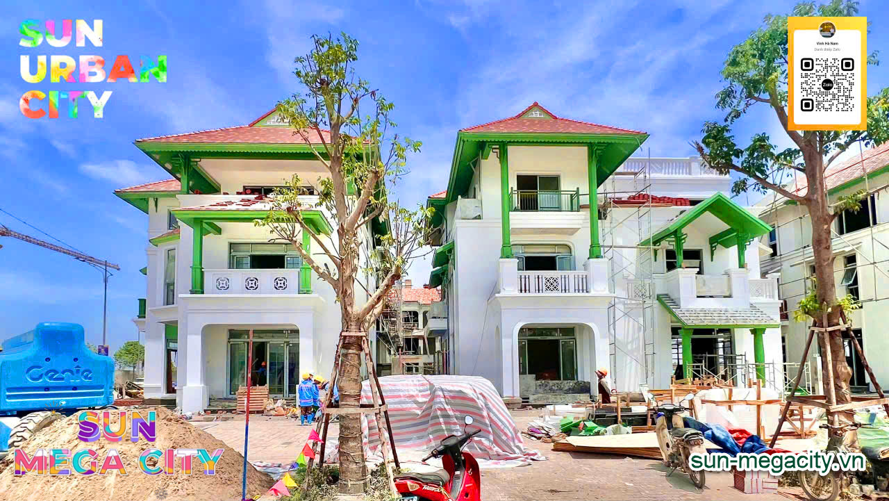 Hình ảnh thực tế biệt thự Sun Urban City T5/2025