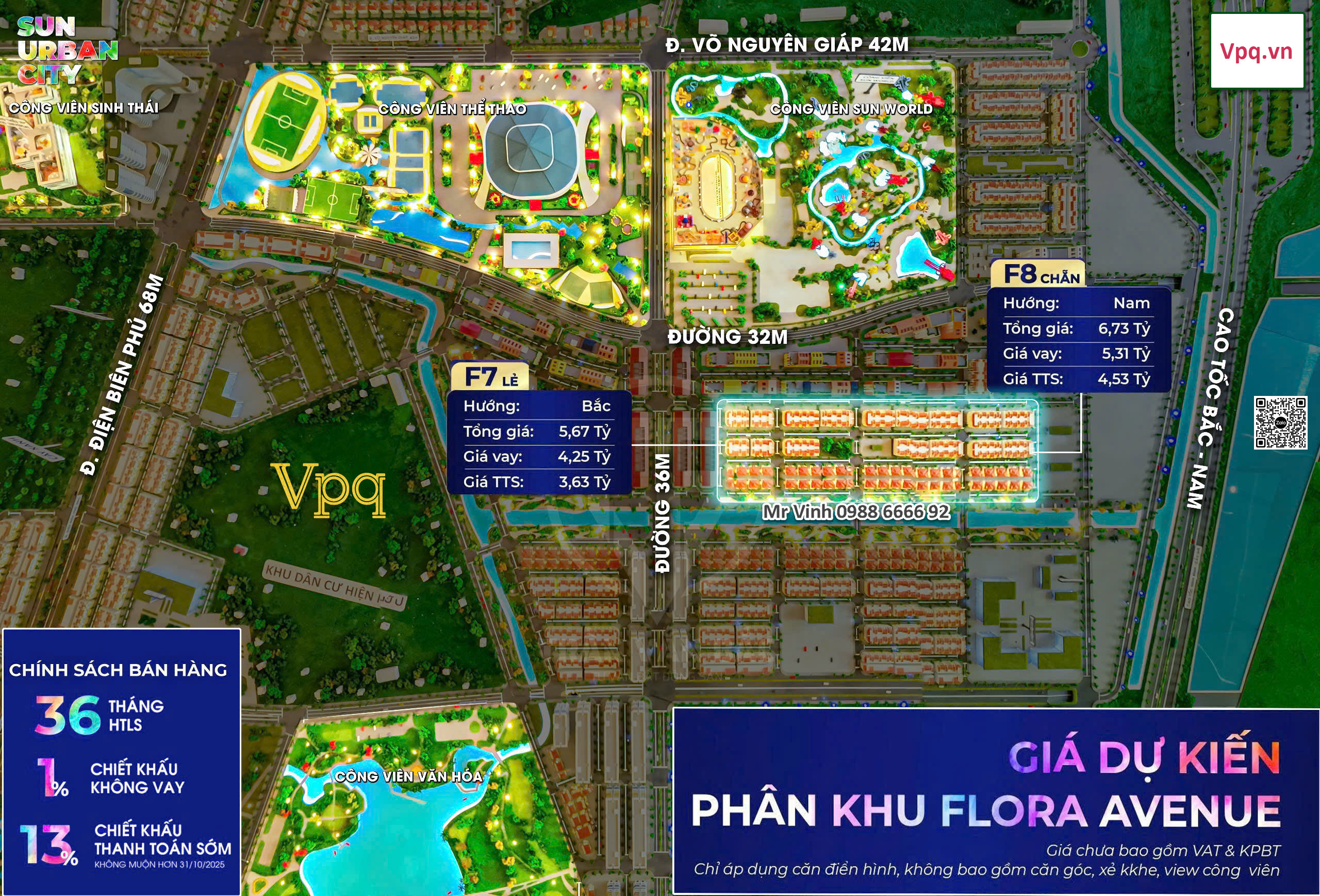 Giá bán liền kề Flora Avenue