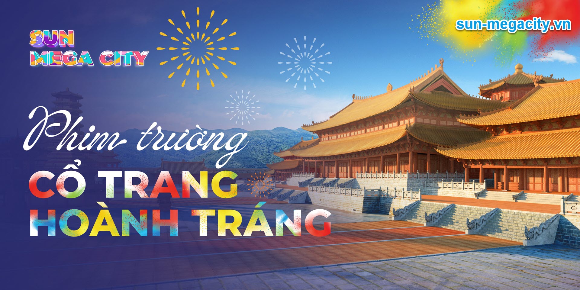 Phim trường cổ trang hoành tráng tại Sun Mega City